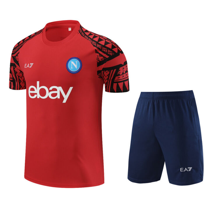 Mens Naples 2023/24 Training Jersey+Short 14001 - Image 5