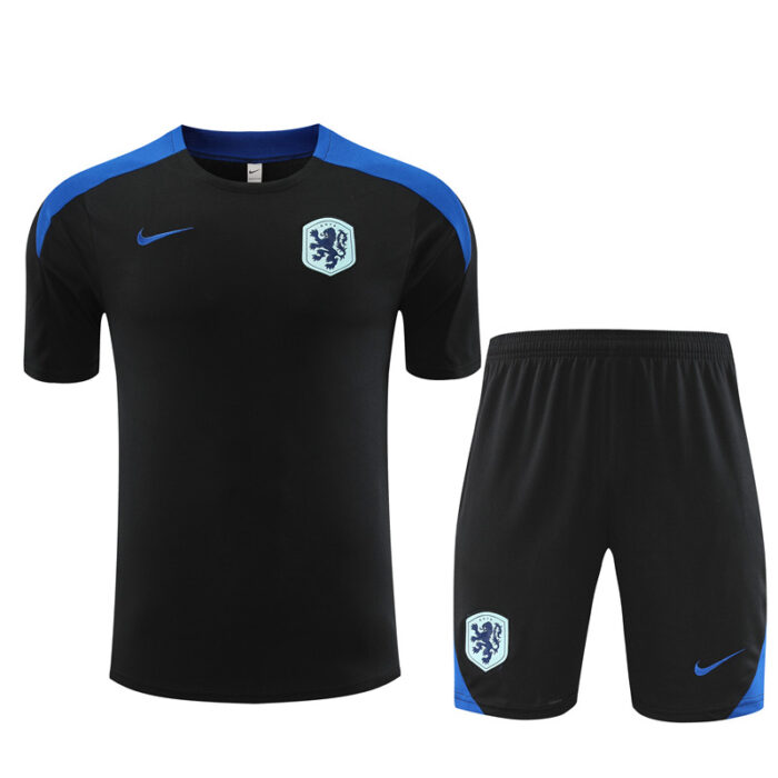 Mens Netherlands 2024/25 Training Jersey+Short 14001 - Image 5