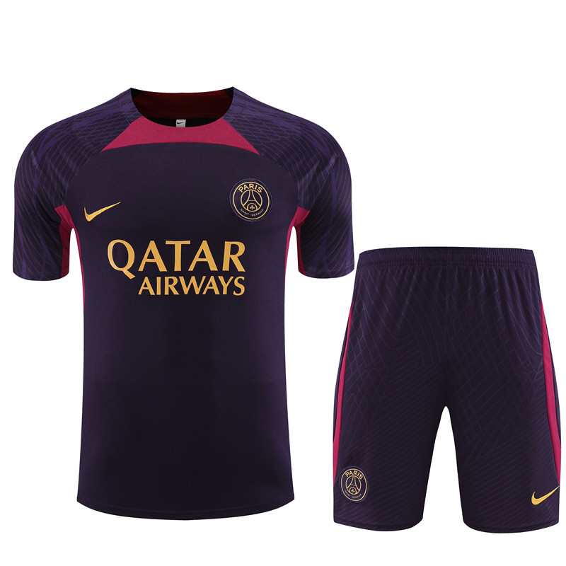 Mens Paris Saint-Germain 2023/24 Training Jersey+Short 14001 - Image 1