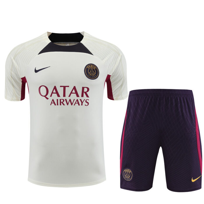 Mens Paris Saint-Germain 2023/24 Training Jersey+Short 14001 - Image 5