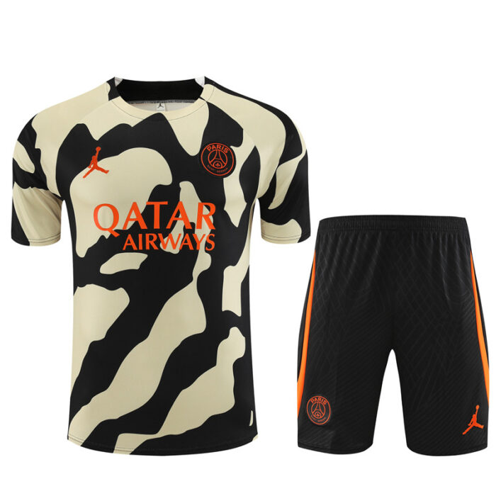 Mens Paris Saint-Germain 2023/24 Training Jersey+Short 14001 - Image 3