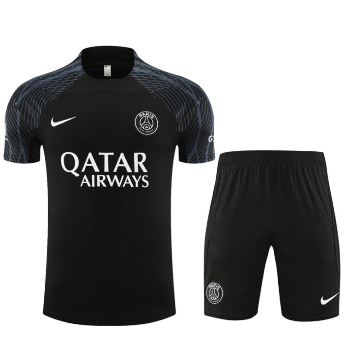 Mens Paris Saint-Germain 2023/24 Training Jersey+Short 14001 - Image 3