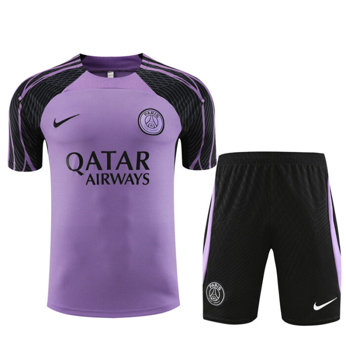 Mens Paris Saint-Germain 2023/24 Training Jersey+Short 14001 - Image 5