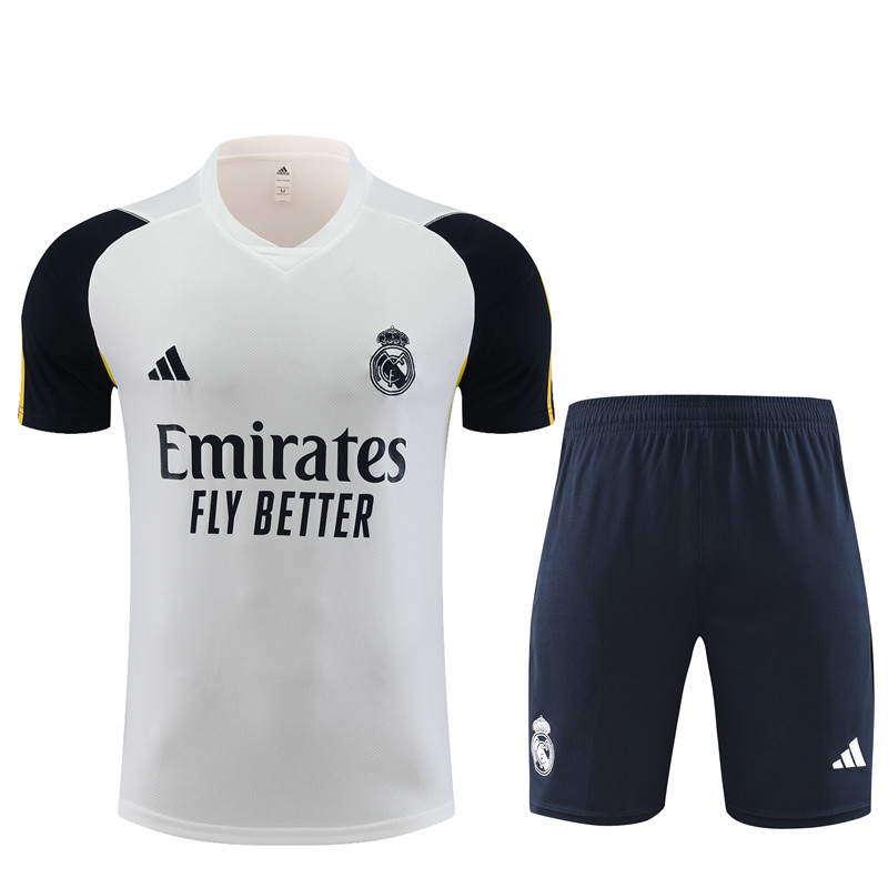 Mens Real Madrid 2023/24 Training Jersey+Short 14001 - Image 1
