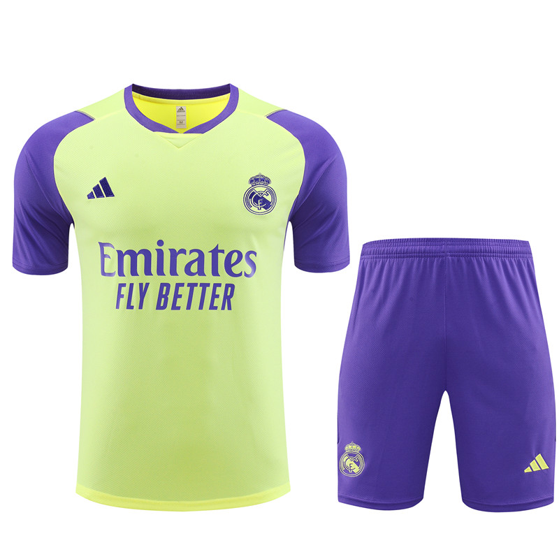 Mens Real Madrid 2023/24 Training Jersey+Short 14001 - Image 1