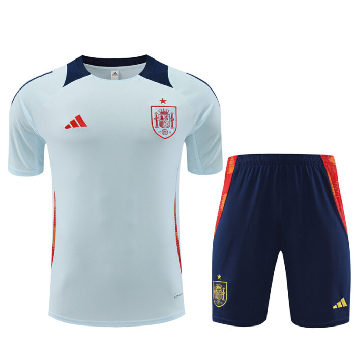 Mens Spain 2023/24 Training Jersey+Short 14001 - Image 5