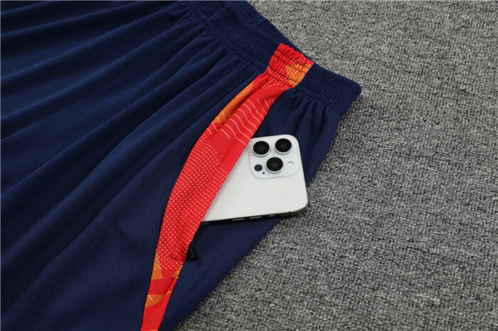 Mens Spain 2023/24 Training Jersey+Short 14001 - Image 4