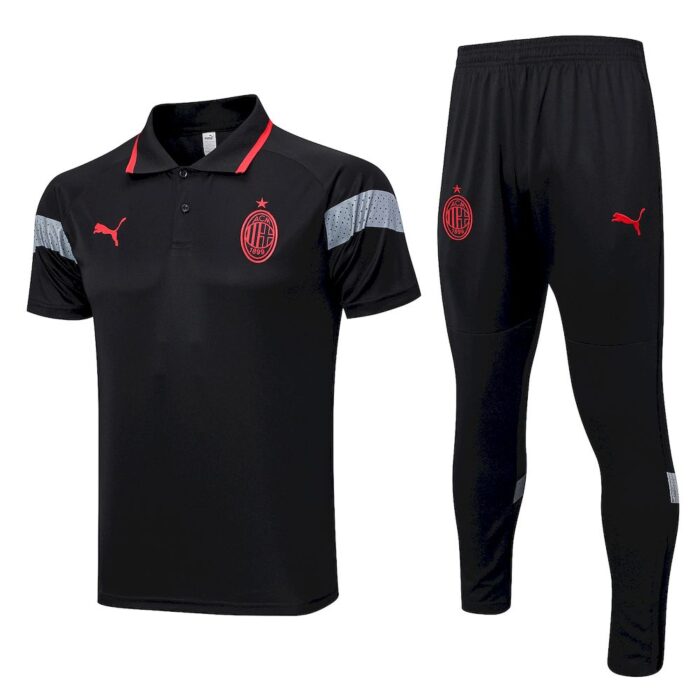 Mens AC Milan 2023/24 Training Jersey+Pant 815 - Image 3