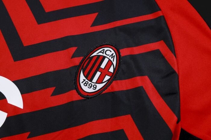 Mens AC Milan 2023/24 Training Jersey+Pant 815 - Image 4