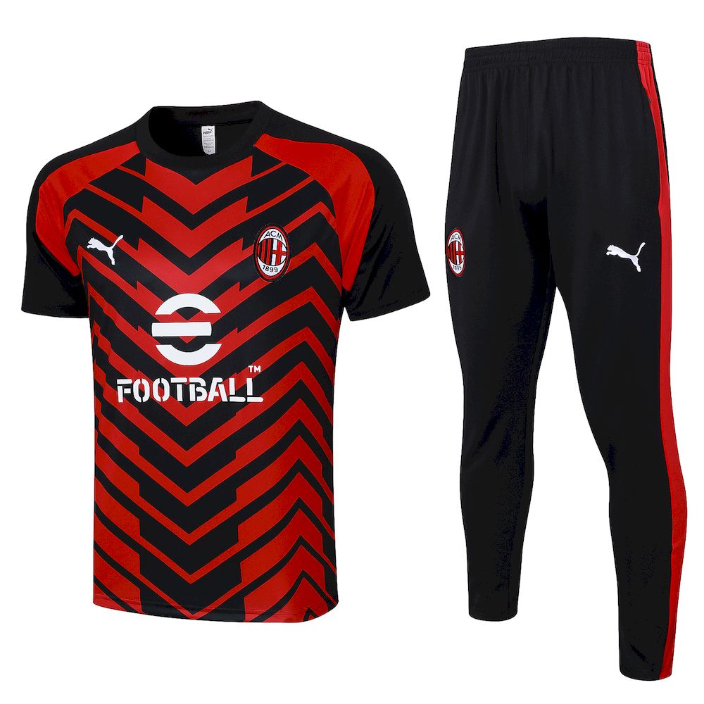 Mens AC Milan 2023/24 Training Jersey+Pant 815 - Image 1