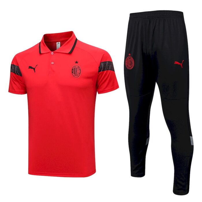 Mens AC Milan 2023/24 Training Jersey+Pant 815 - Image 4