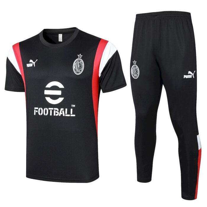 Mens AC Milan 2023/24 Training Jersey+Pant 815 - Image 4