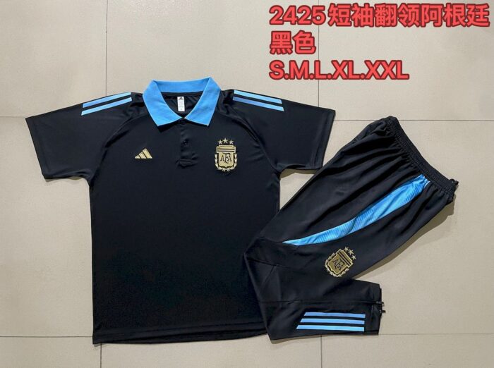 Mens Argentina 2024/25 Training Jersey+Pant 815 - Image 2