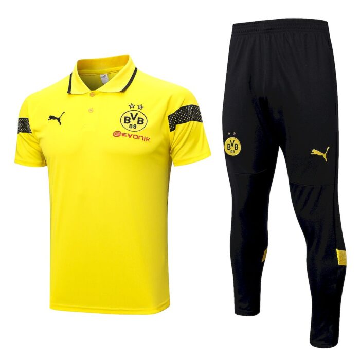 Mens Borussia Dortmund 2023/24 Training Jersey+Pant 815 - Image 4