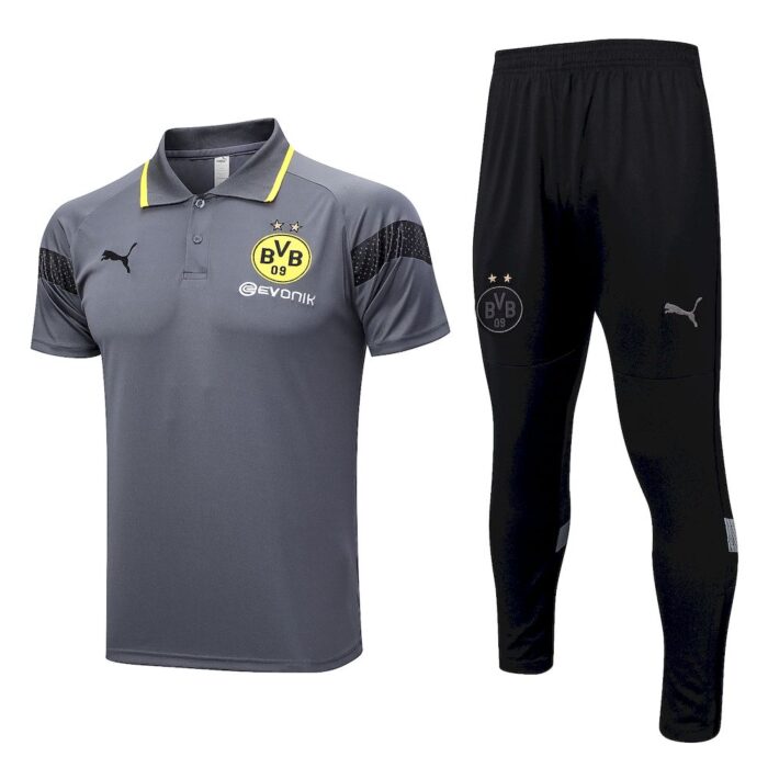 Mens Borussia Dortmund 2023/24 Training Jersey+Pant 815 - Image 4