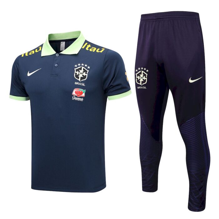 Mens Brazil 2023/24 Training Jersey+Pant 815 - Image 3