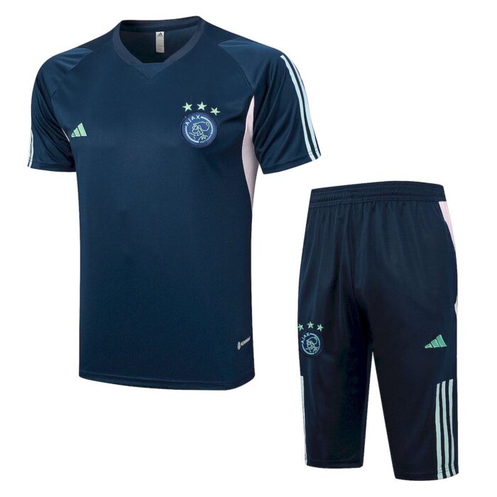 Mens Ajax 2023/24 Training Jersey+3/4 Short 815 - Image 3