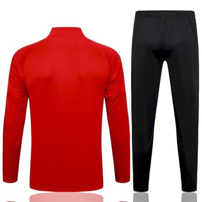 Mens AC Milan 2023/24 Half-Zip Sweater+Pant 815 - Image 2