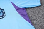 Mens Argentina 2023/24 Training Jersey+3/4 Short 815 - Image 5