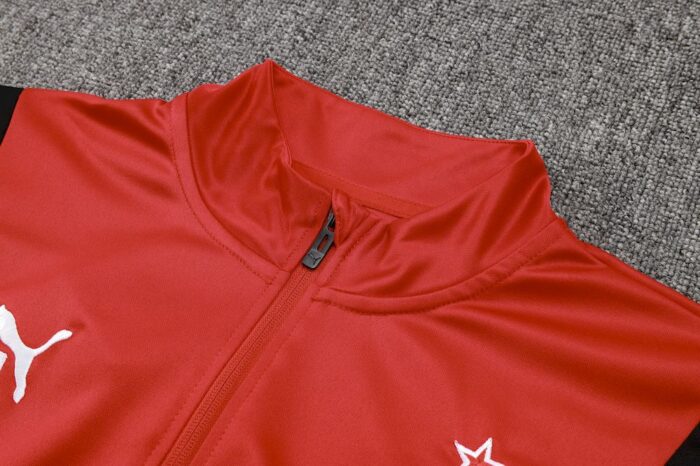 Mens AC Milan 2023/24 Half-Zip Sweater+Pant 815 - Image 4