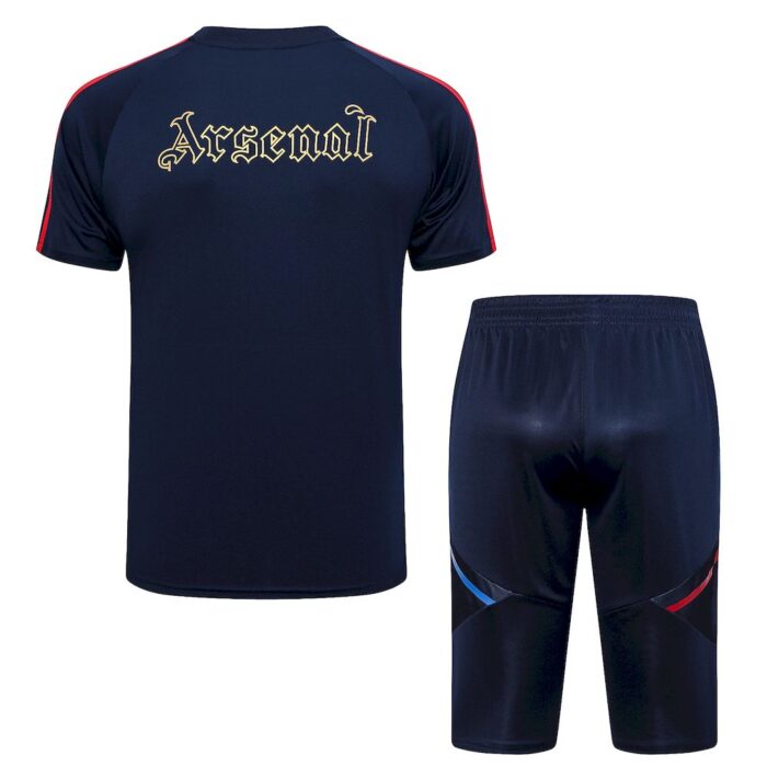 Mens Arsenal 2023/24 Training Jersey+3/4 Short 815 - Image 2
