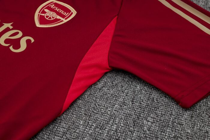 Mens Arsenal 2023/24 Training Jersey+3/4 Short 815 - Image 4