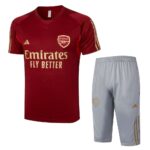 Mens Arsenal 2023/24 Training Jersey+3/4 Short 815 - Image 3