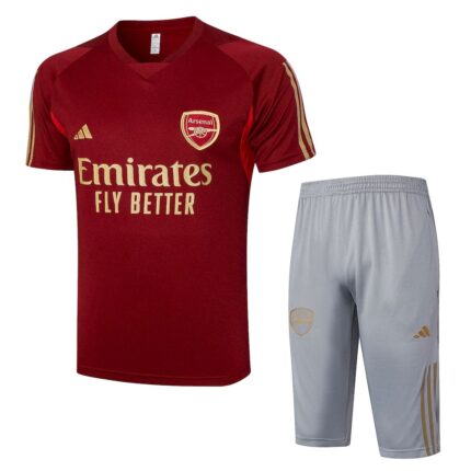 Mens Arsenal 2023/24 Training Jersey+3/4 Short 815