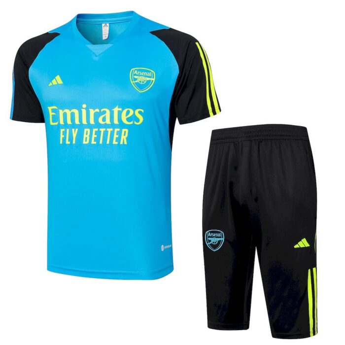 Mens Arsenal 2024/25 Training Jersey+3/4 Short 815 - Image 3