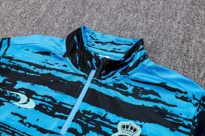 Mens Al-Nassr 2023/24 Half-Zip Sweater+Pant 815 - Image 4