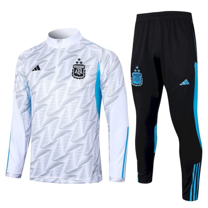 Mens Argentina 2023/24 Half-Zip Sweater+Pant 815 - Image 2