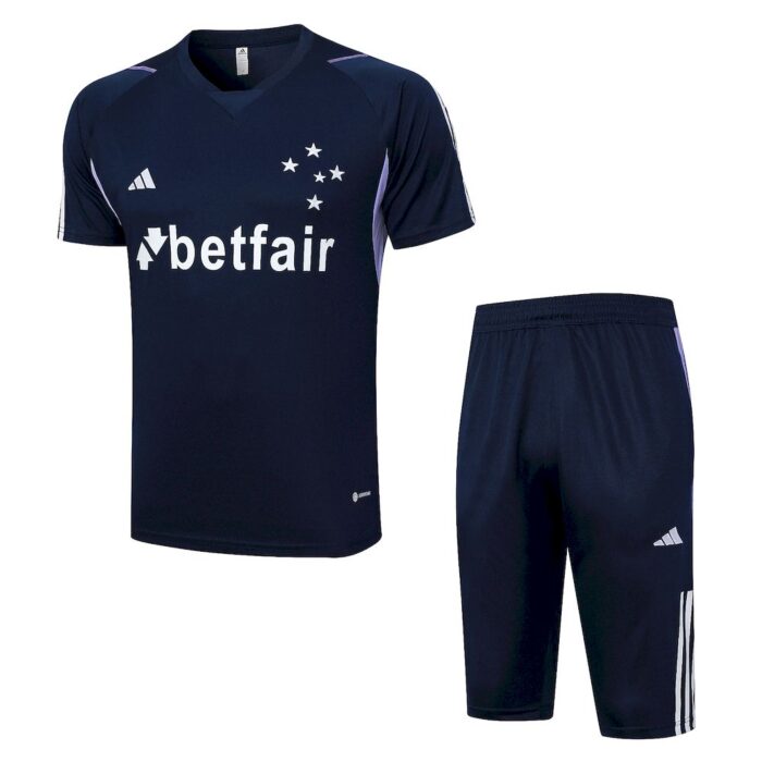 Mens Cruzeiro 2023/24 Training Jersey+3/4 Short 815 - Image 3
