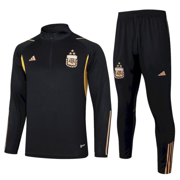 Mens Argentina 2023/24 Half-Zip Sweater+Pant 815 - Image 2