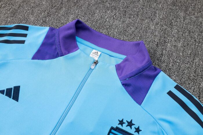 Mens Argentina 2023/24 Half-Zip Sweater+Pant 815 - Image 4