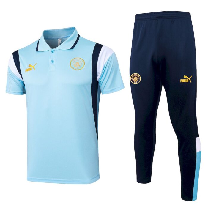 Mens Manchester City 2023/24 Training Jersey+Pant 815 - Image 4