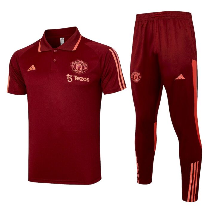 Mens Manchester United 2023/24 Training Jersey+Pant 815 - Image 3