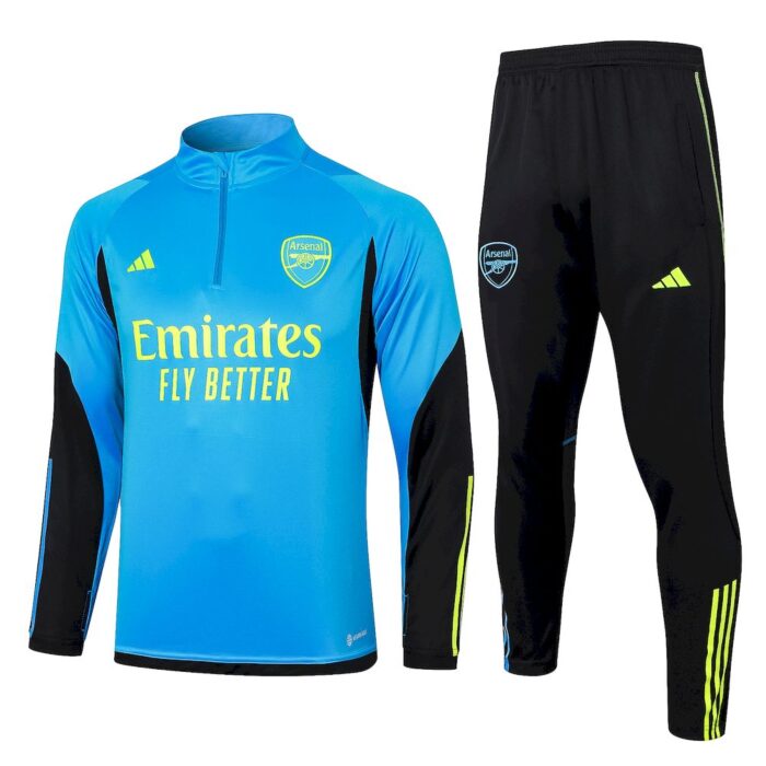 Mens Arsenal 2023/24 Half-Zip Sweater+Pant 815 - Image 2