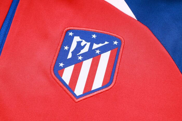 Mens Atletico Madrid 2023/24 Half-Zip Sweater+Pant 815 - Image 5