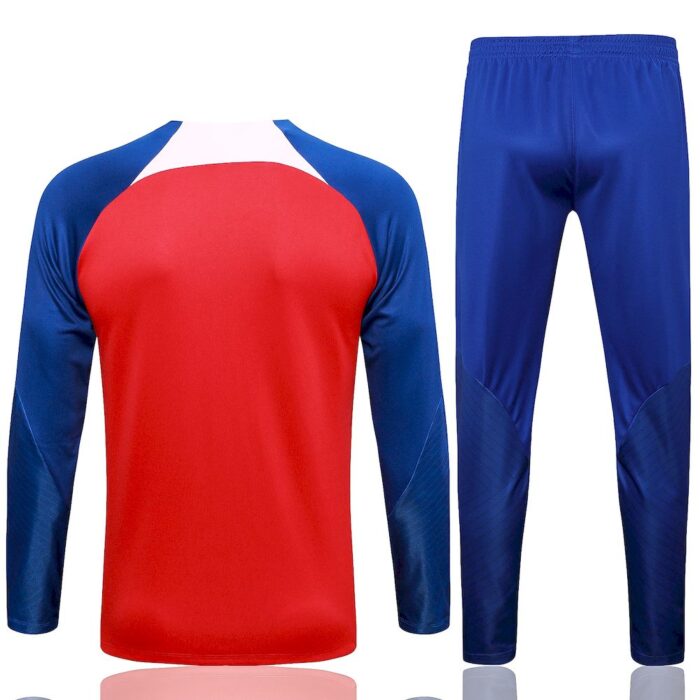 Mens Atletico Madrid 2023/24 Half-Zip Sweater+Pant 815 - Image 3