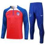 Mens Atletico Madrid 2023/24 Half-Zip Sweater+Pant 815 - Image 2