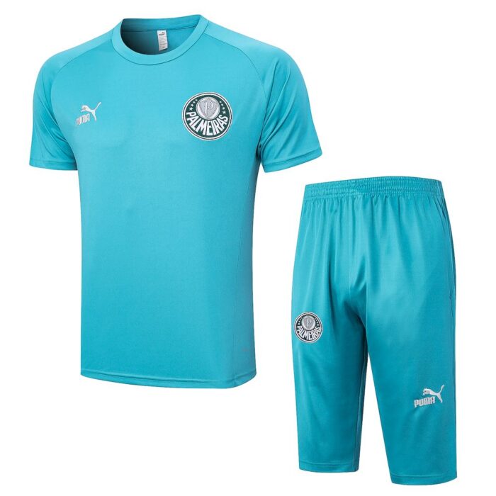 Mens Palmeiras 2023/24 Training Jersey+3/4 Short 815 - Image 3