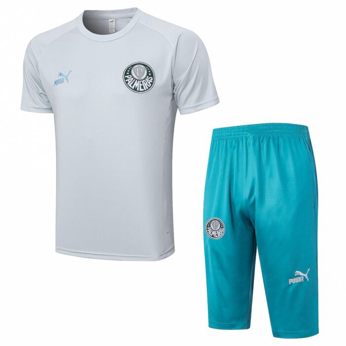 Mens Palmeiras 2023/24 Training Jersey+3/4 Short 815 - Image 3