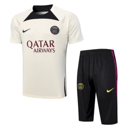 Mens Paris Saint-Germain 2023/24 Training Jersey+3/4 Short 815