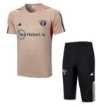 Mens Sao Paulo 2023/24 Training Jersey+3/4 Short 815