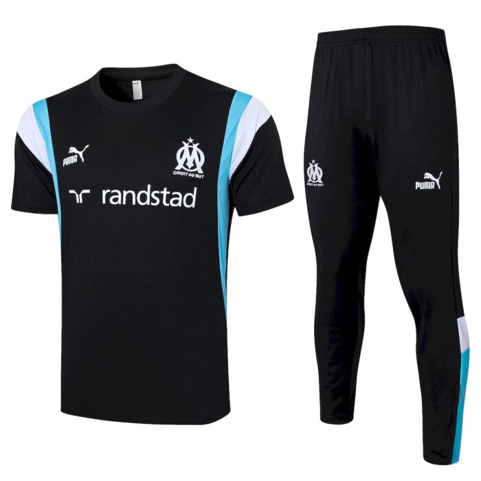 Mens Olympique Marseille 2023/24 Training Jersey+Pant 815 - Image 3