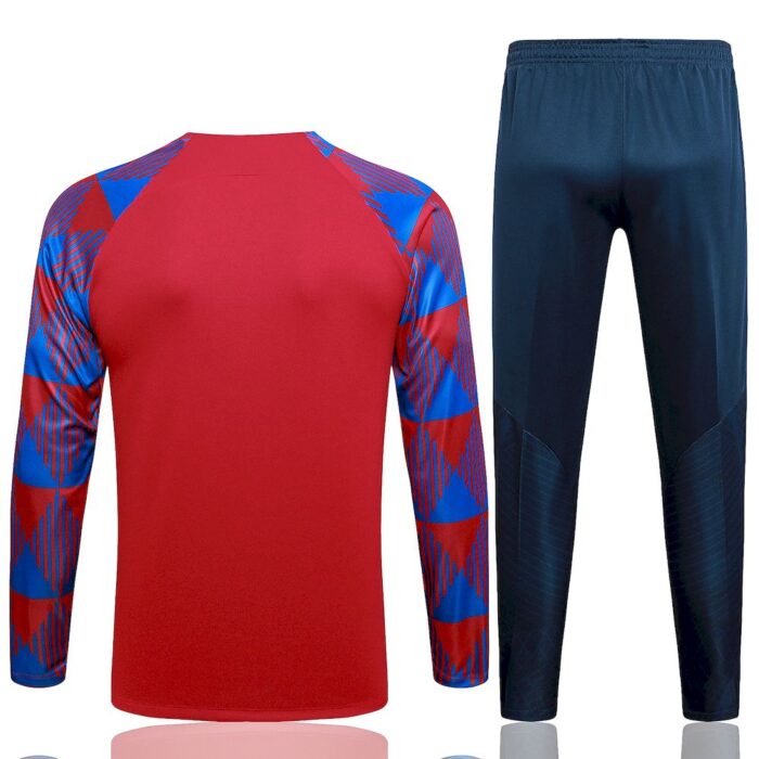 Mens Barcelona 2023/24 Half-Zip Sweater+Pant 815 - Image 3