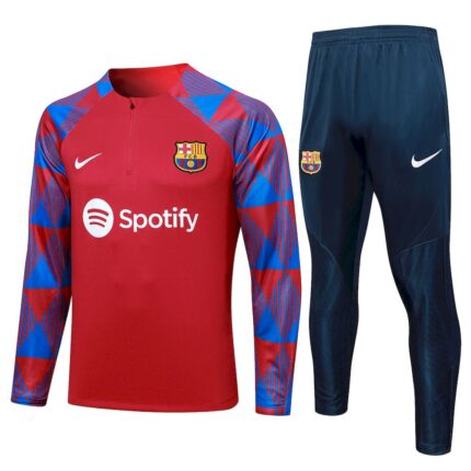 Mens Barcelona 2023/24 Half-Zip Sweater+Pant 815