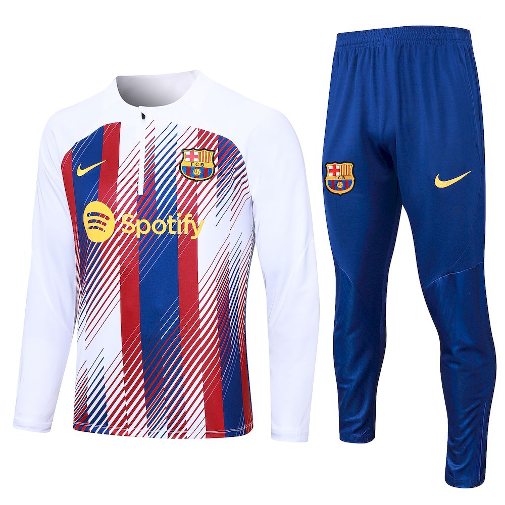 Mens Barcelona 2024/25 Half-Zip Sweater+Pant 815 - Image 1