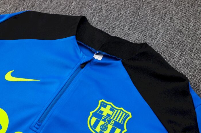 Mens Barcelona 2024/25 Half-Zip Sweater+Pant 815 - Image 4