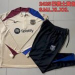 Mens Barcelona 2024/25 Half-Zip Sweater+Pant 815